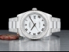 Rolex Datejust 36 Bianco Oyster White Milk Roman Dial Diamonds Bezel  Watch  116244 